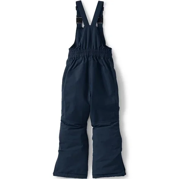 Lands' End Kids Squall Snow Bibs Black Kids Husky 16並行輸入 Lands end Kids Squall Waterproof Insulated Iron Knee Snow Bibs